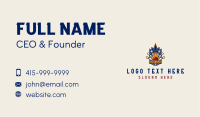 Bowling Alley Building Business Card Image Preview