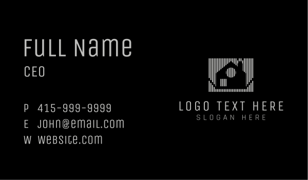 Real Estate Home Residence  Business Card Design Image Preview