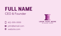 Business Technology Letter I Business Card Preview