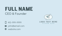 Plane Globe Courier Business Card Preview