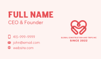 Red Matchmaking Heart Business Card Image Preview