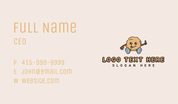 Cookie Dough Pastry Business Card Design Image Preview