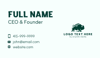 Eco Bison Wild Animal Business Card Preview