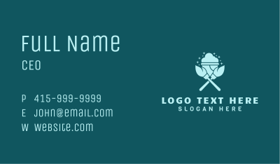 Mop & Bucket Cleaning Business Card Image Preview
