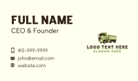 Dump Truck Vehicle Business Card Image Preview