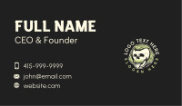 Mustache Hipster Skull Business Card Image Preview