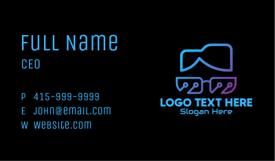 Tech Geek Nerd  Business Card Image Preview