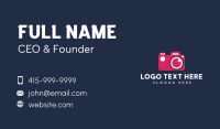 Media Blogger Camera Business Card Preview