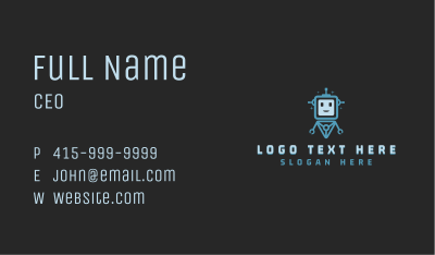 Educational Tech Bot Business Card Image Preview