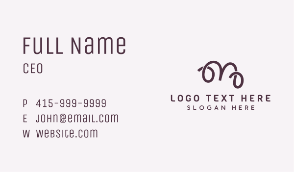 Spring Loop Sewing Business Card Design Image Preview