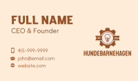 Light Bulb Gear Banner Business Card Image Preview