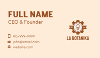 Light Bulb Gear Banner Business Card Image Preview