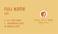 Beauty Curly Hair Business Card Image Preview