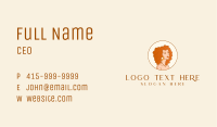 Beauty Curly Hair Business Card Image Preview