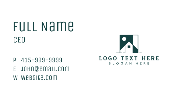 Property Real Estate Roofing Business Card Design Image Preview
