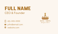 Premium Crown Jewelry Business Card Design