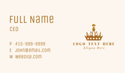 Premium Crown Jewelry Business Card Image Preview