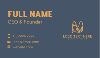 Golden Organic Beauty Business Card Image Preview