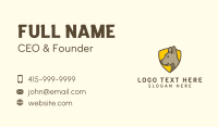 Shield Dog Veterinary Business Card Design