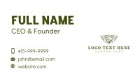 Landscaping Gloves Garden Business Card Design