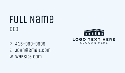 Storage Warehouse Building  Business Card Image Preview