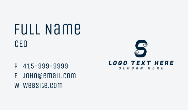 Gradient Studio Cursive  Business Card Design Image Preview