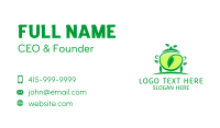 Green Tea Cart Business Card Image Preview