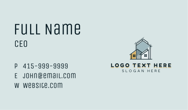 Architectural Structure Design Business Card Design Image Preview