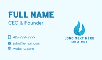 Blue Water Flame Business Card Image Preview