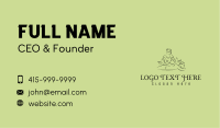 Natural Masseuse Wellness Business Card Image Preview