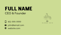 Natural Masseuse Wellness Business Card Image Preview