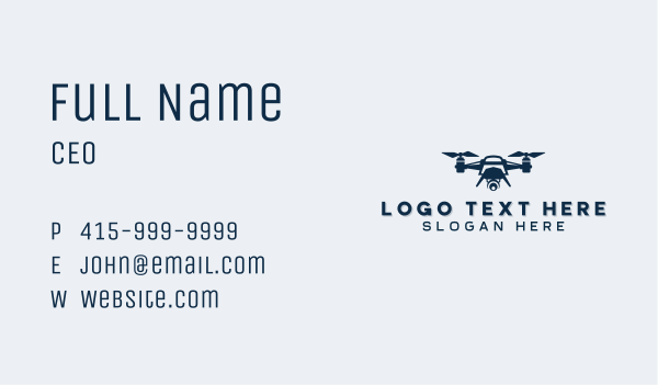 Aerial Drone Photography Business Card Design Image Preview