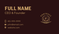 Luxury Crest Shield Business Card Image Preview