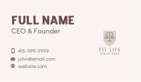 Law Firm Shield Business Card Image Preview