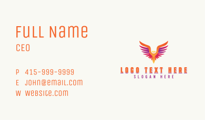 Spiritual Foundation Wings Business Card Image Preview
