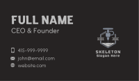 Drilling Machine Industry Business Card Design