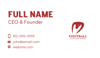 Red Buffalo Horn Business Card Image Preview