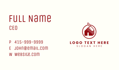 Trowel Builder Contractor Business Card Image Preview