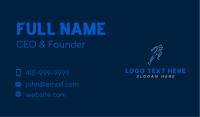Male Speed Runner Business Card Image Preview