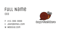 Brown Shell Snail Business Card Image Preview