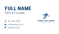 Sports Athlete Kick Business Card Preview