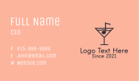 Music Bar Martini Business Card Image Preview