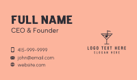 Music Bar Martini Business Card Preview