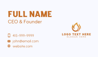 Fire Fuel Flame Business Card Image Preview