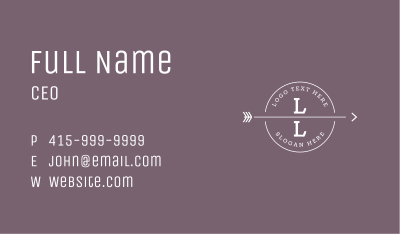 Apparel Hipster Boutique Business Card Image Preview