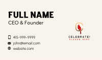 Cardinal Bird Letter C Business Card Image Preview
