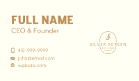 Classy Minimalist Letter Business Card Image Preview