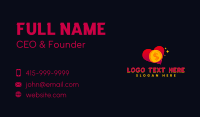 Heart Dollar Cash Business Card Design