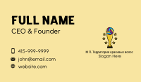 Volleyball Trophy Award  Business Card Image Preview