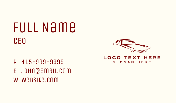 Car Dealership Garage Business Card Design Image Preview